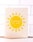 Thinking Of You - Simple Sun Greeting Card