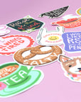 Vinyl Sticker - Here for the Tea