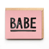 Babe - Pink Love Card