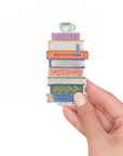 Vinyl Sticker - Book Stack