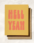 Hell Yeah - Retro Fun Congratulations Card for Grads