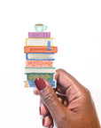 Vinyl Sticker - Book Stack