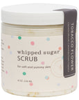 Whipped Sugar Scrub Tobacco Flower
