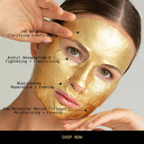 24k Gold Foil Premium Face Mask