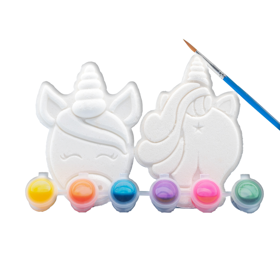 Paint Your Own Bath Bomb Gift Set - Unicorn & Unicorn Tail