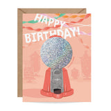 Scratch-off Gumball Machine - Birthday Card