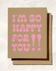 I’m So Happy For You Card | Congratulations Card | Fall Card