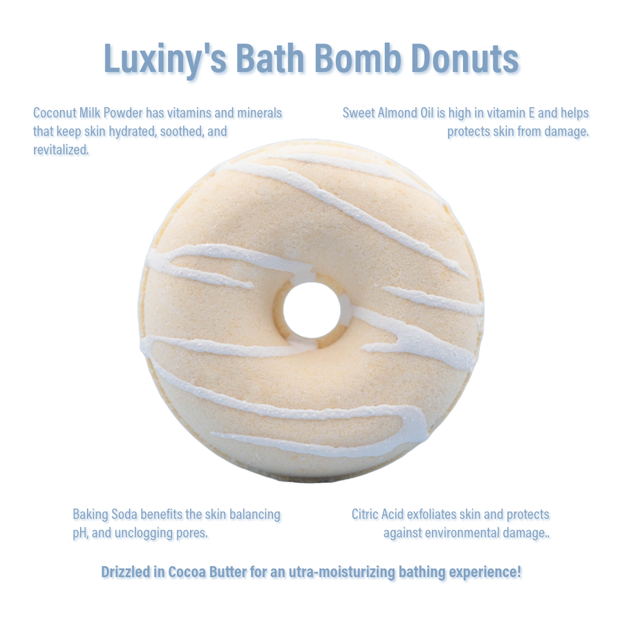 Donut Shaped Bath Bomb - Vanilla Buttercream