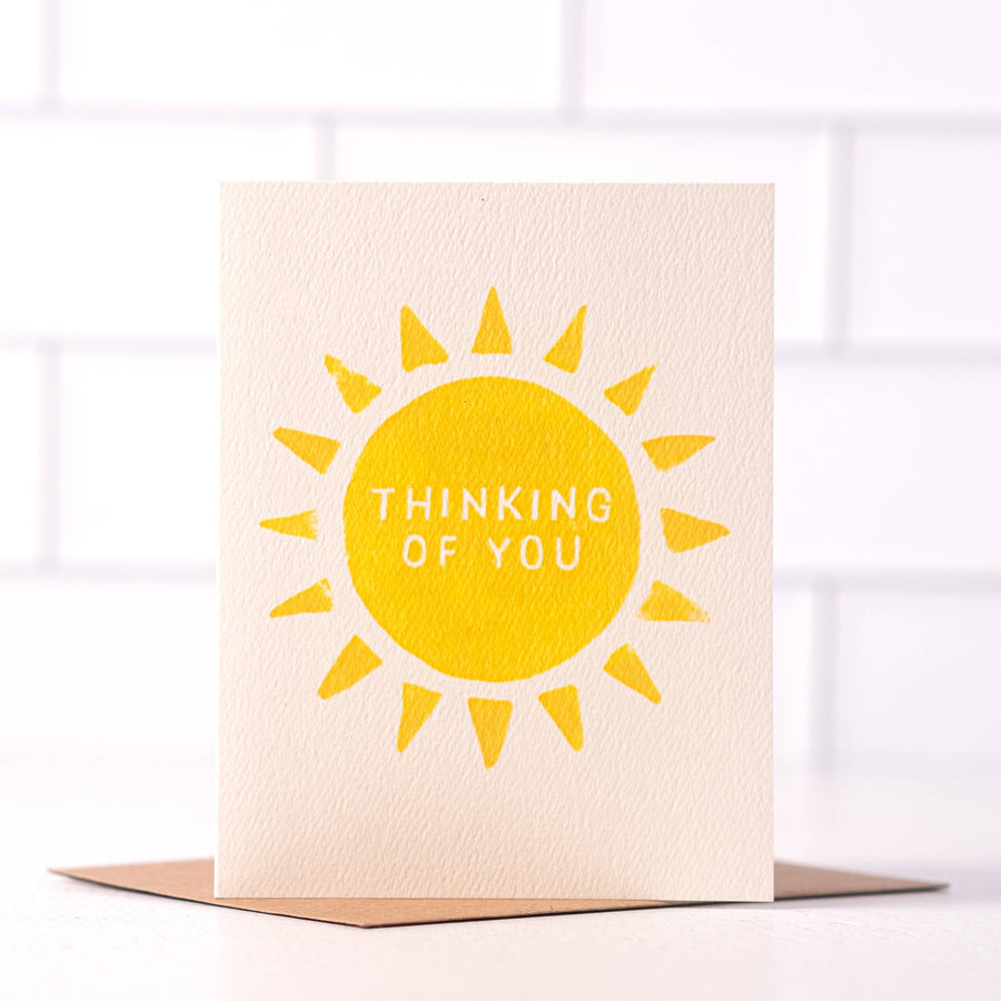 Thinking Of You - Simple Sun Greeting Card