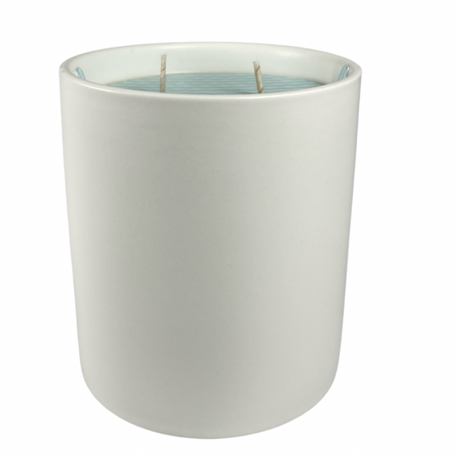 Tobacco Flower Ceramic Candle