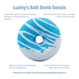 Donut Shaped Bath Bomb - Blueberry Muffin