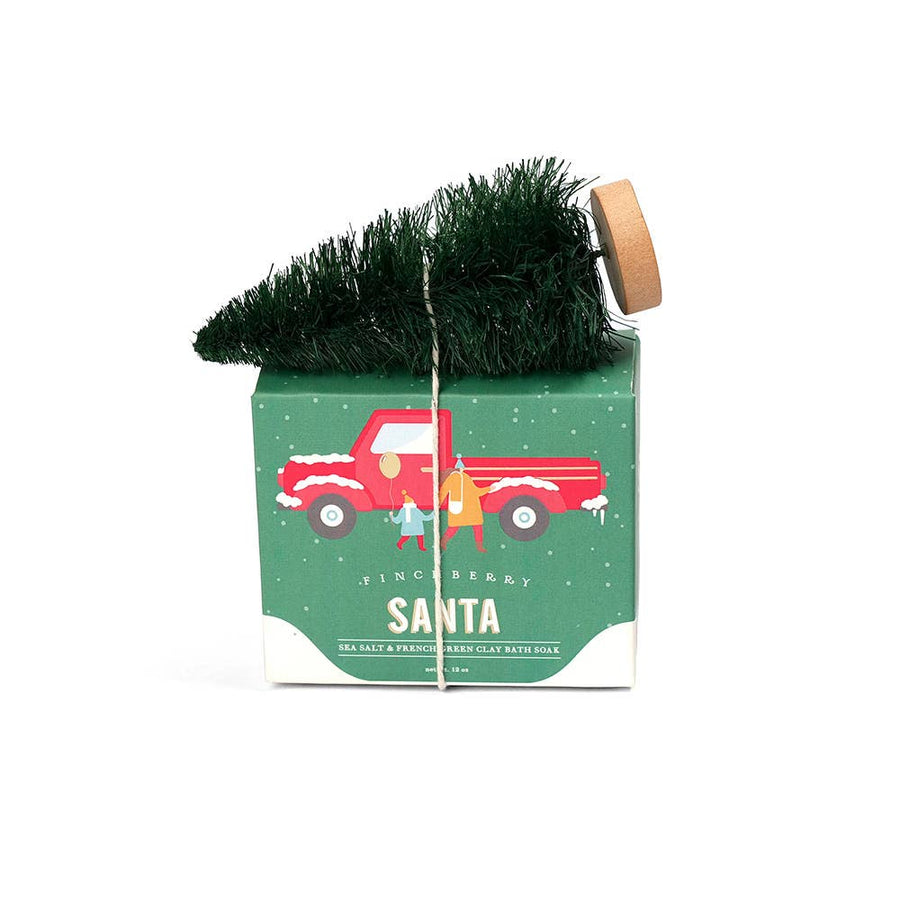 Santa – Clay & Salt Soak - Holiday Stocking Stuffers