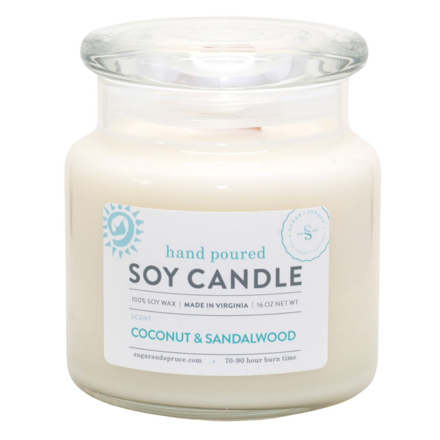 Coconut and Sandalwood Candle Large