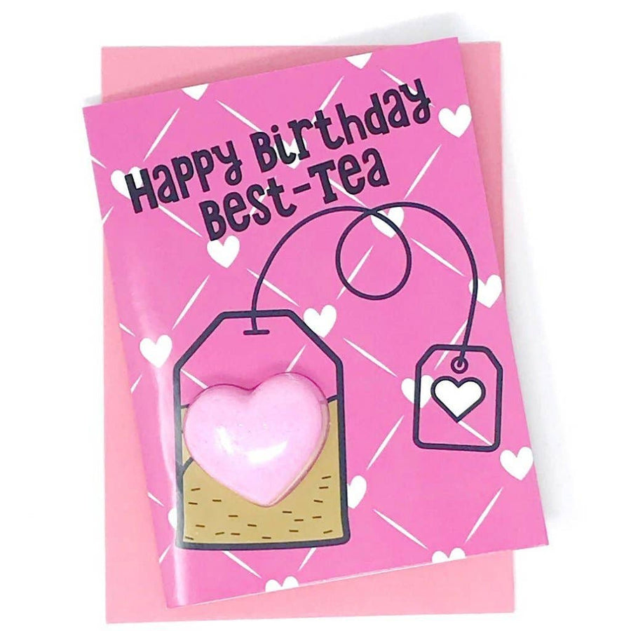 Happy Birthday Best-Tea Bath Fizzy Card