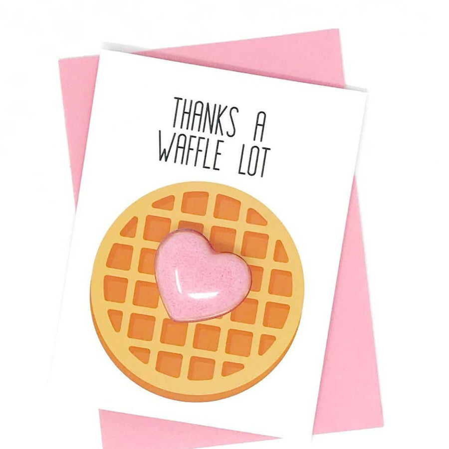 Thanks a Waffle Lot Bath Card