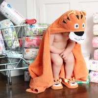 Tiger Hooded Towel Yikes Twins